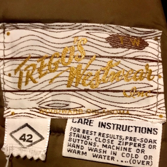 Vintage Western style Vest - Picture 3 of 3